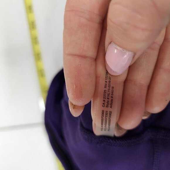 Aritzia The Constant Acosta Pant Leggings Mesh Panels Medium Purple Women's - Picture 11 of 12